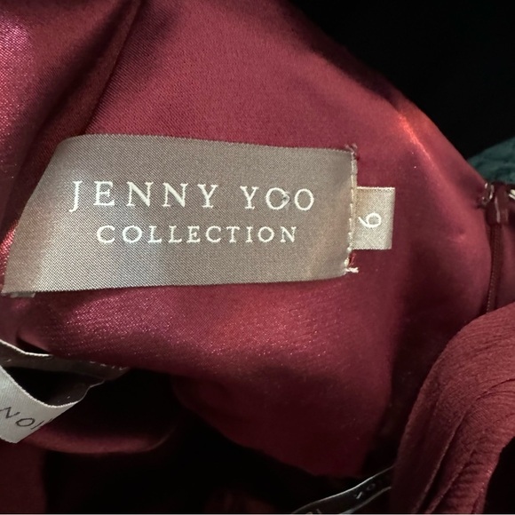 Jenny Yoo Collection Silk Sweetheart Neckline Chiffon Maxi Dress - Picture 2 of 6